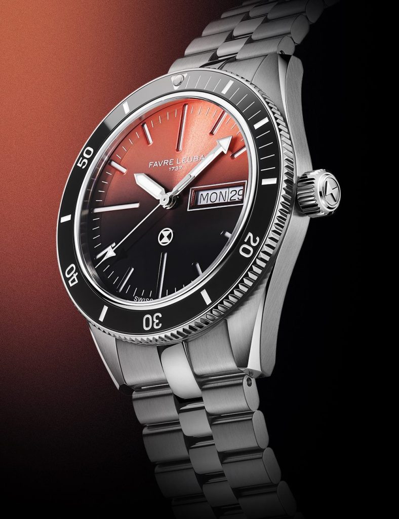 Favre Leuba Deep Raider Day Date – a measured splash of gradient and utility
