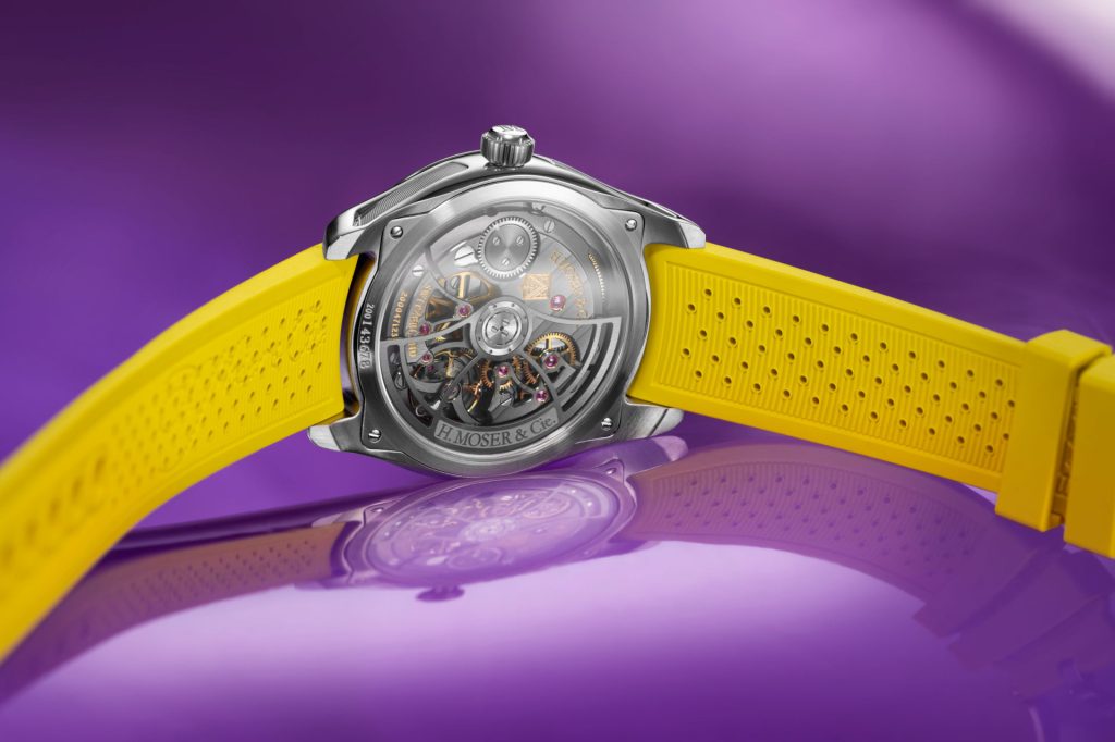 H. Moser Pioneer Centre Seconds Sun Berry: colour turned up, mechanics in check