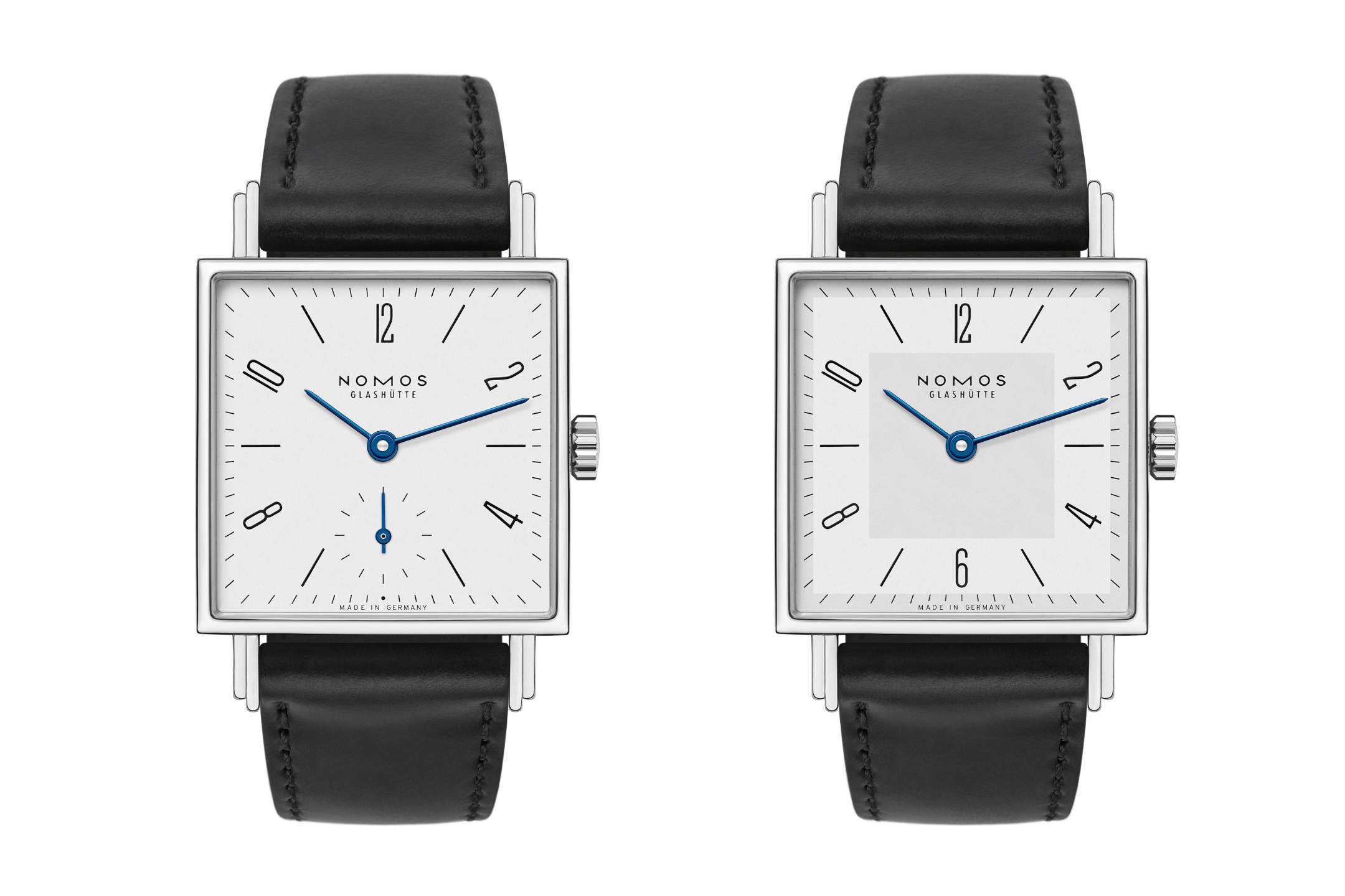 NOMOS Tetra 27 – precision squared in two new guises