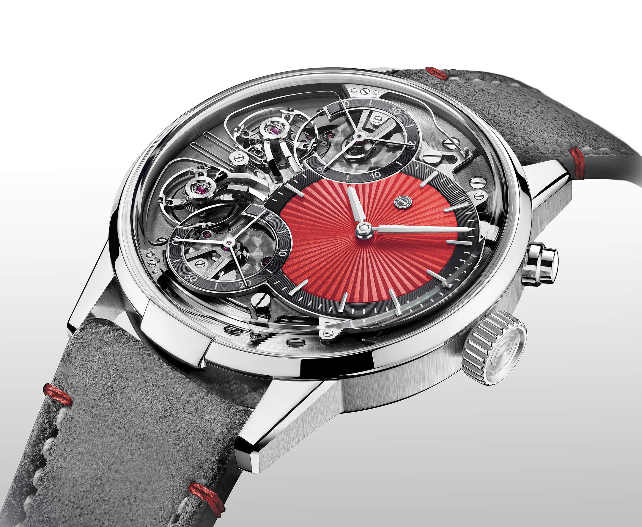 Armin Strom Mirrored Force Resonance Red – a measured jolt of color and control
