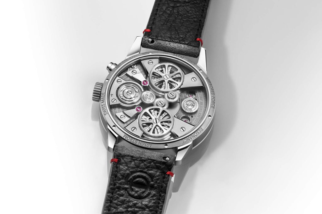 Armin Strom Mirrored Force Resonance Red - a measured jolt of color and control