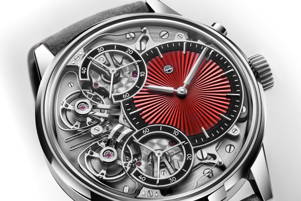 Armin Strom Mirrored Force Resonance Red - a measured jolt of color and control