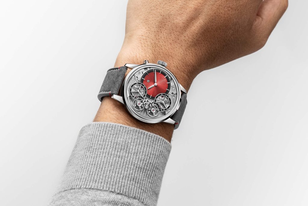 Armin Strom Mirrored Force Resonance Red - a measured jolt of color and control