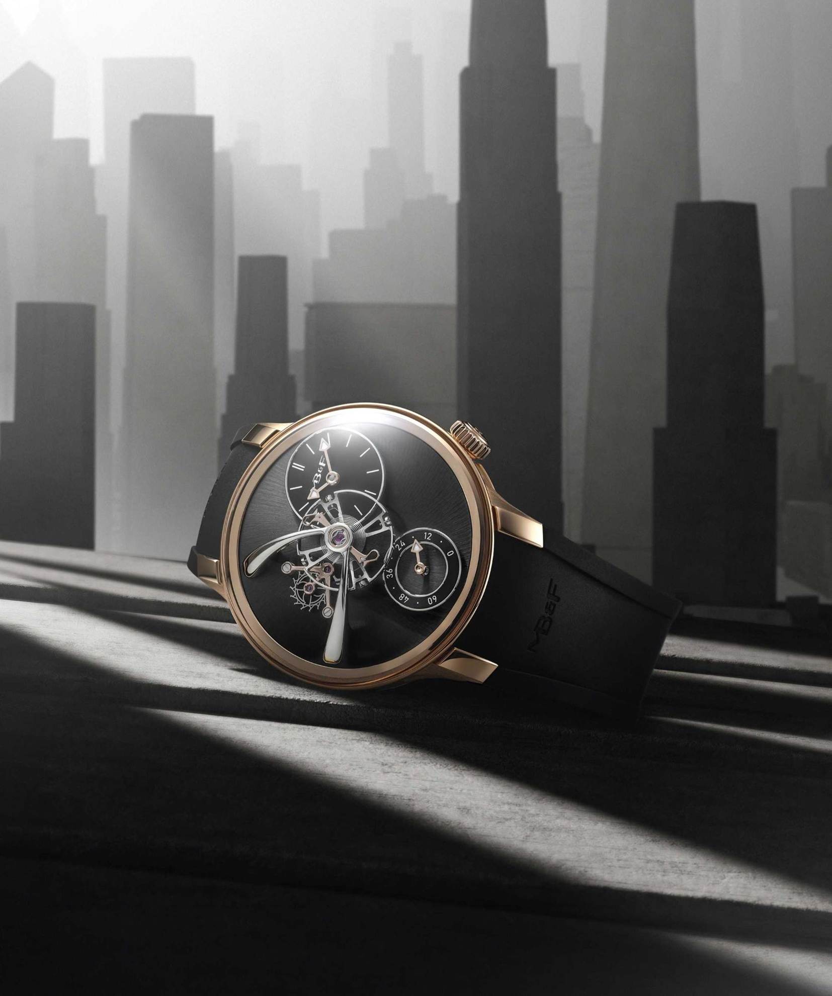 MB&F opens New York Lounge and unveils LM101 EVO NYC in rose gold