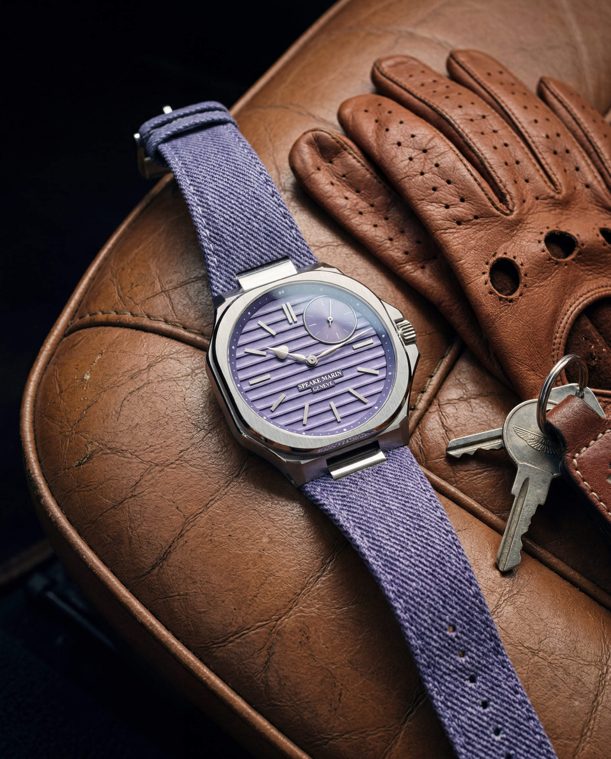 Speake Marin Ripples Portobello – a lavender mood with mechanical backbone