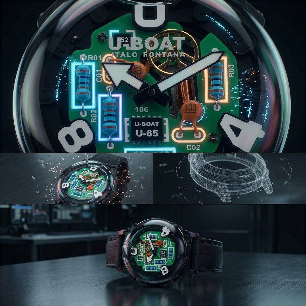 U-BOAT U-65 TEK – industrial energy on the wrist