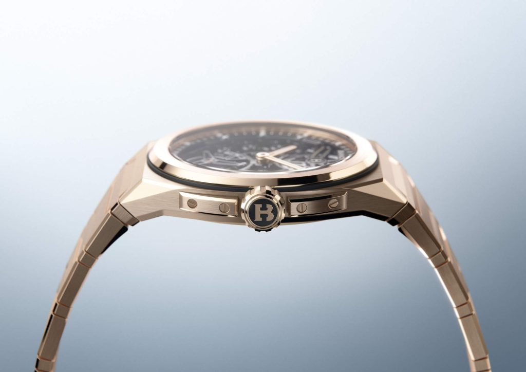 Bianchet Rotondo UltraFino Rose Gold - black and gold held in tension