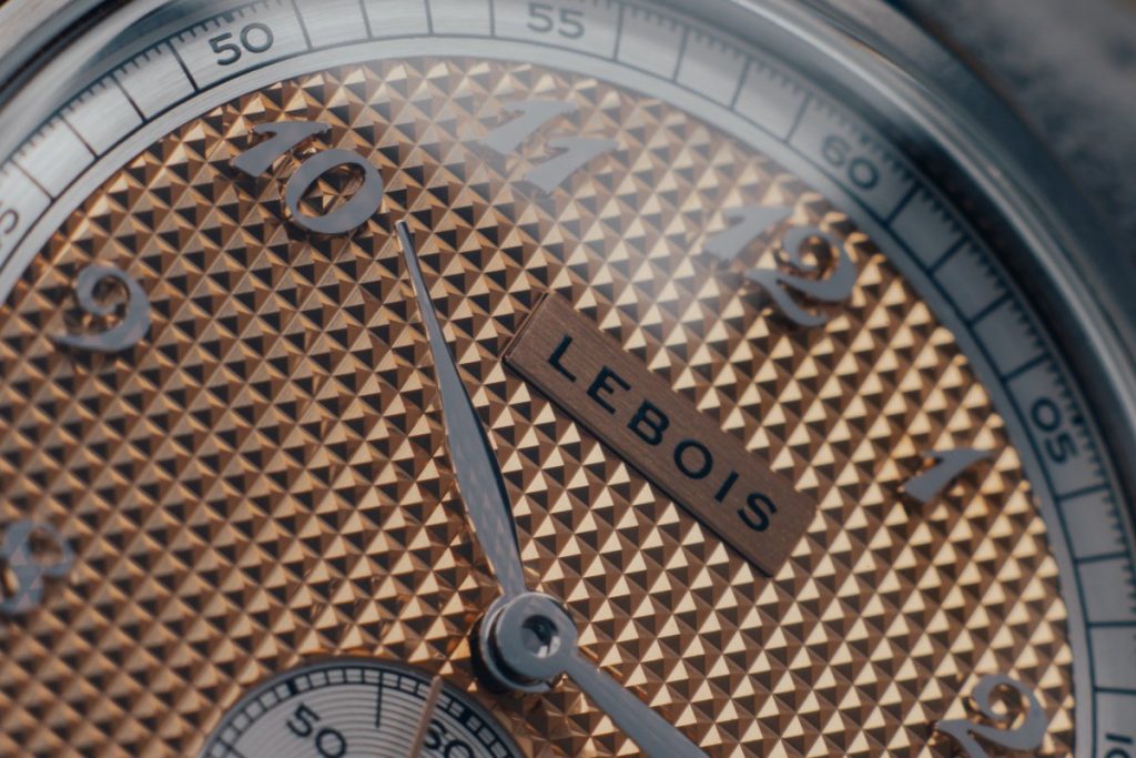 Lebois & Co Heritage Atelier Small Seconds – Clous de Paris and Stroopwafel