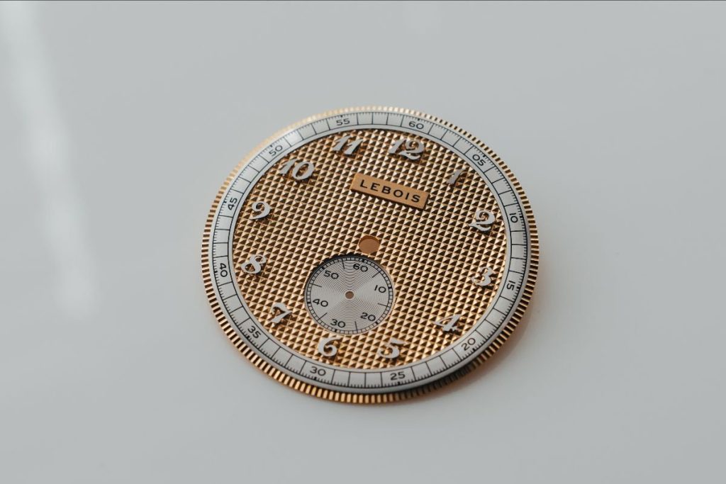 Lebois & Co Heritage Atelier Small Seconds – Clous de Paris and Stroopwafel