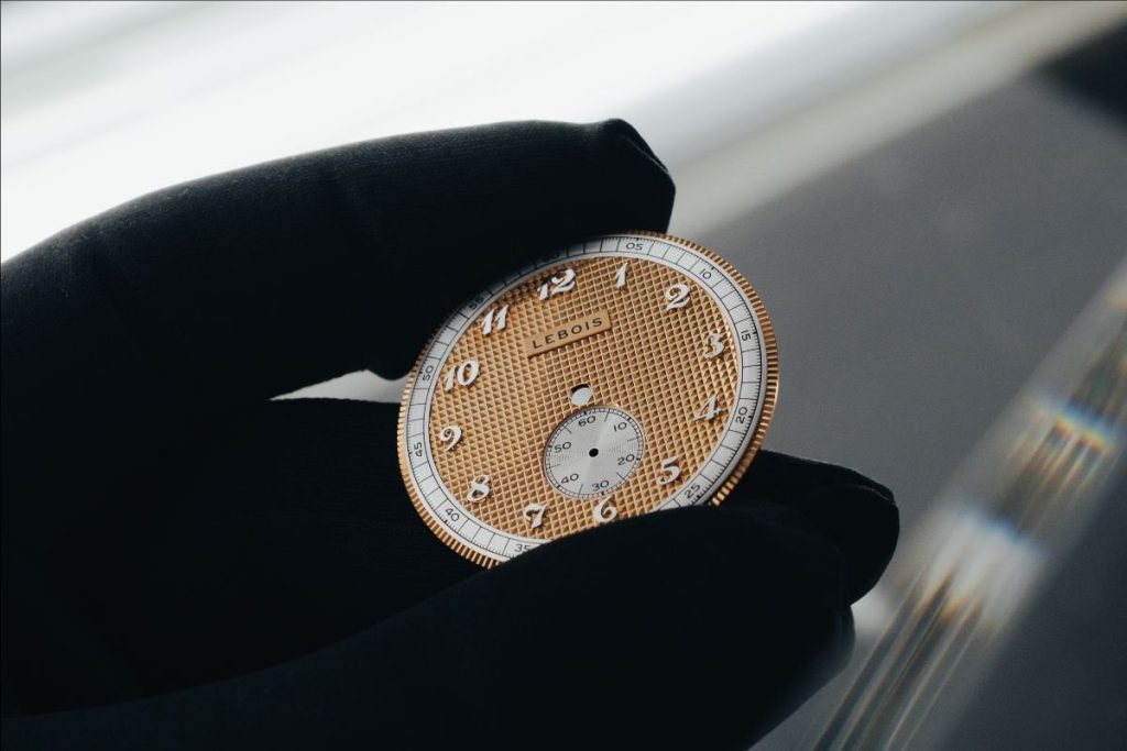 Lebois & Co Heritage Atelier Small Seconds – Clous de Paris and Stroopwafel