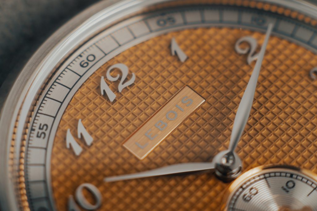 Lebois & Co Heritage Atelier Small Seconds – Clous de Paris and Stroopwafel