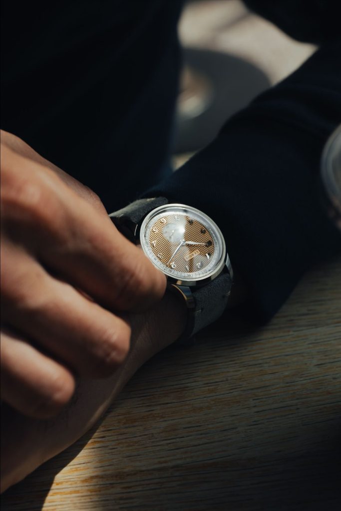 Lebois & Co Heritage Atelier Small Seconds – Clous de Paris and Stroopwafel