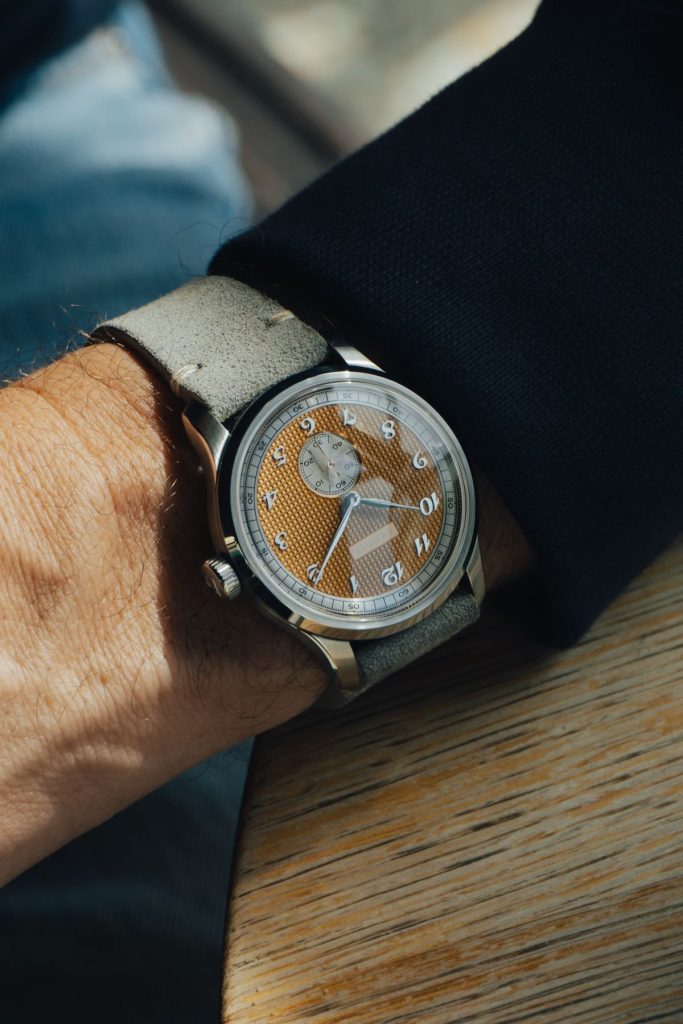 Lebois & Co Heritage Atelier Small Seconds – Clous de Paris and Stroopwafel