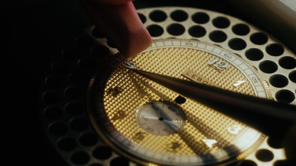 Lebois & Co Heritage Atelier Small Seconds – Clous de Paris and Stroopwafel
