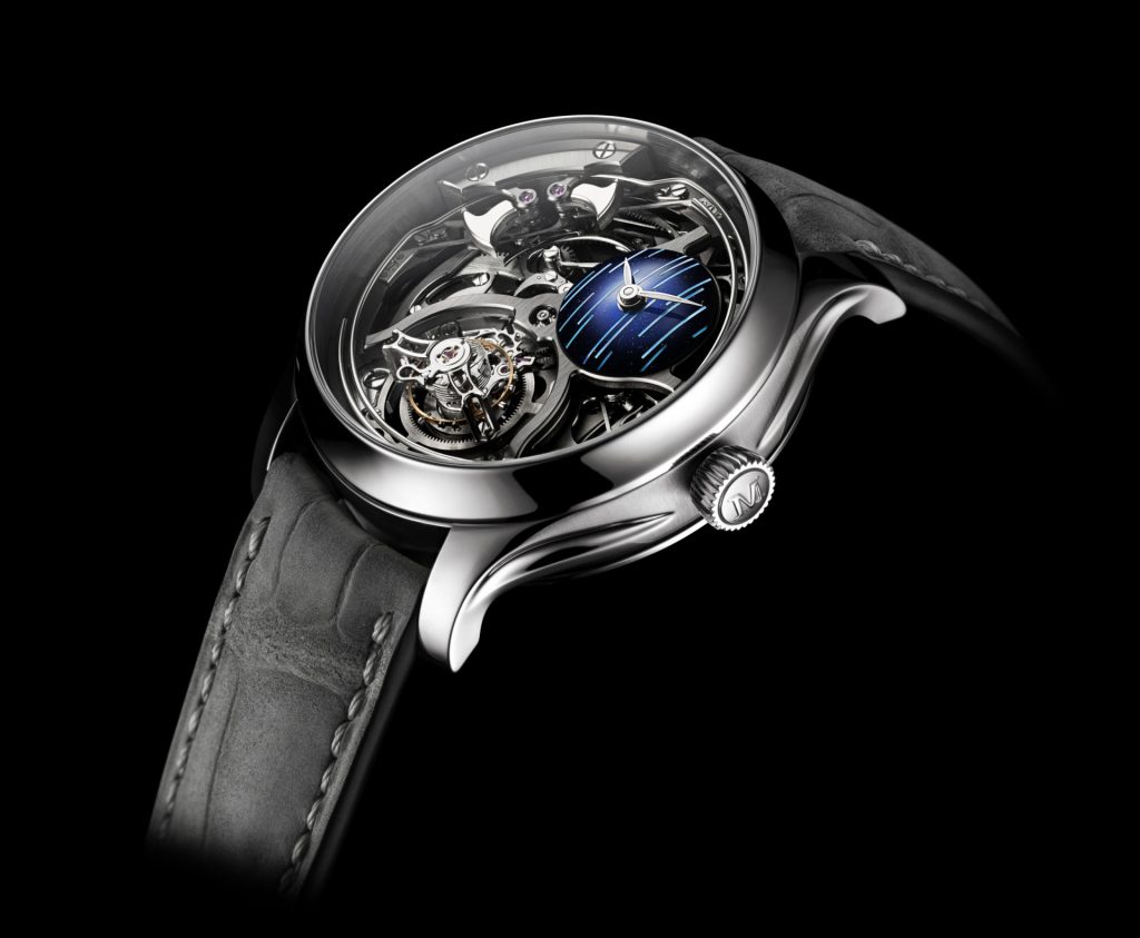 H. Moser & Cie. Cosmic Rain - minute repeater, cylindrical tourbillon, skeletonized clarity