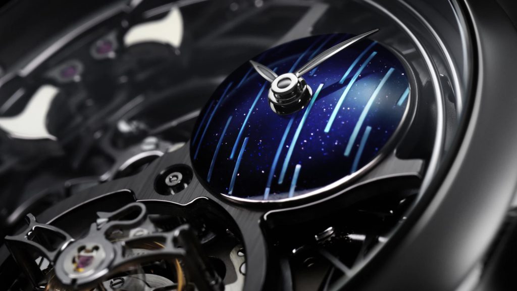 H. Moser & Cie. Cosmic Rain - minute repeater, cylindrical tourbillon, skeletonized clarity