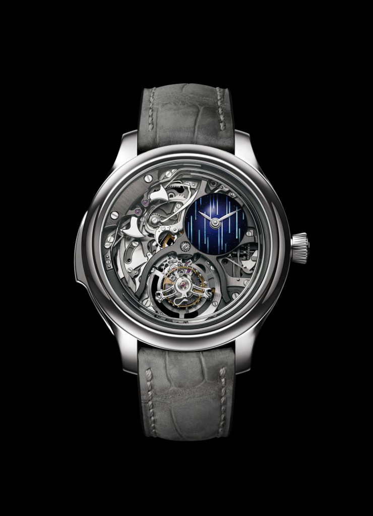 H. Moser & Cie. Cosmic Rain - minute repeater, cylindrical tourbillon, skeletonized clarity