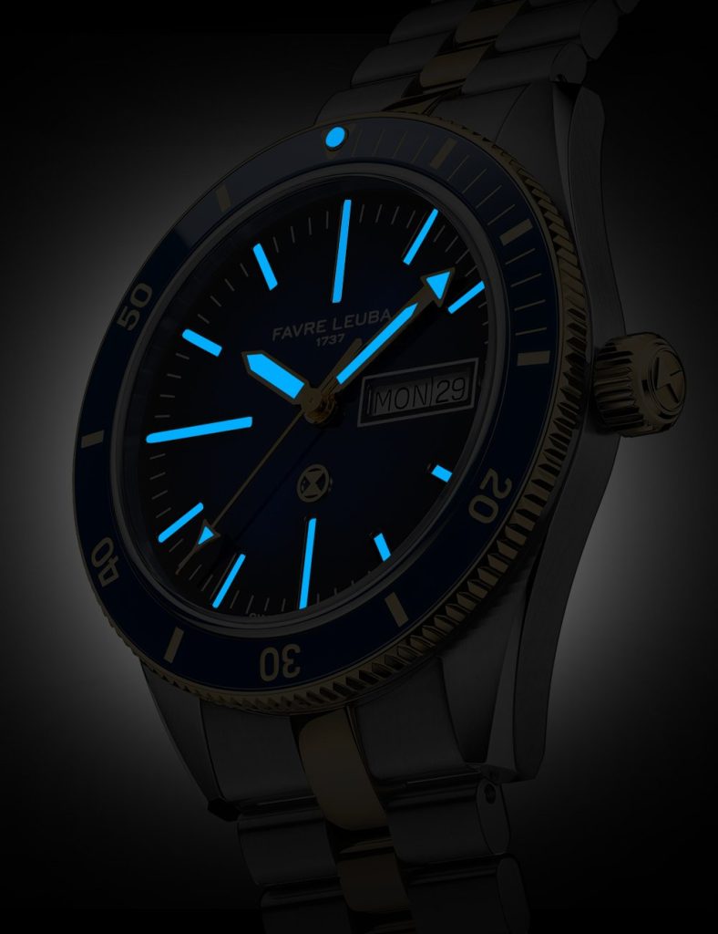 Favre Leuba Deep Raider Day Date Two-Tone – pragmatism with polish