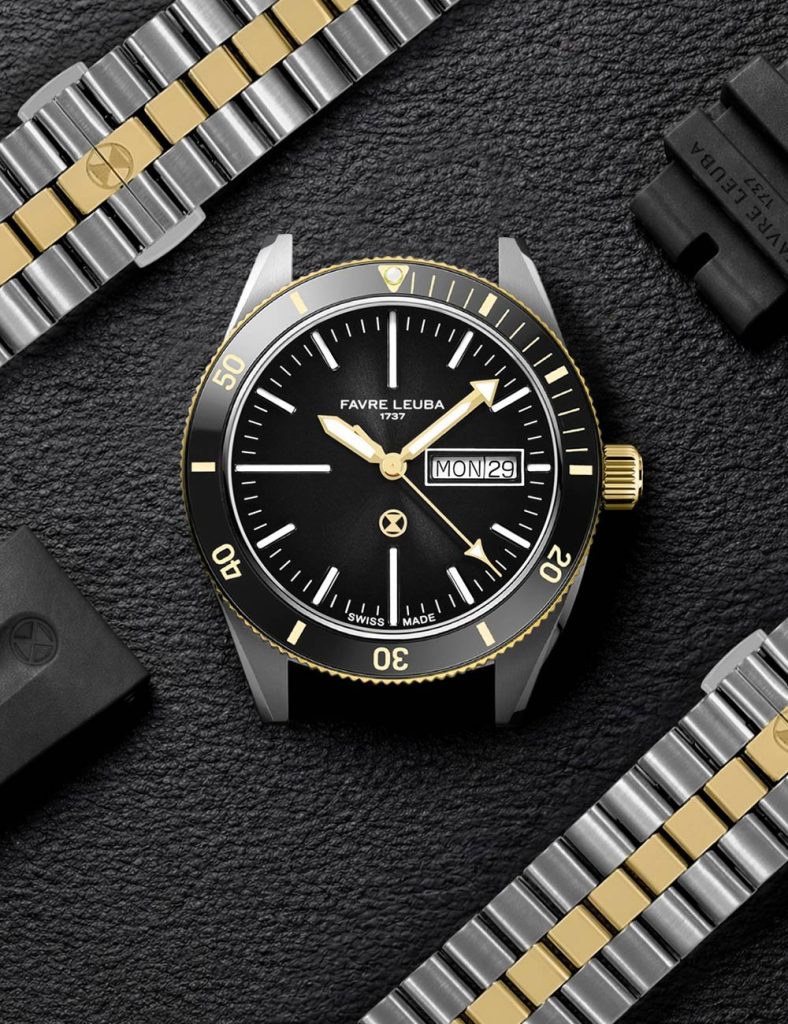 Favre Leuba Deep Raider Day Date Two-Tone – pragmatism with polish