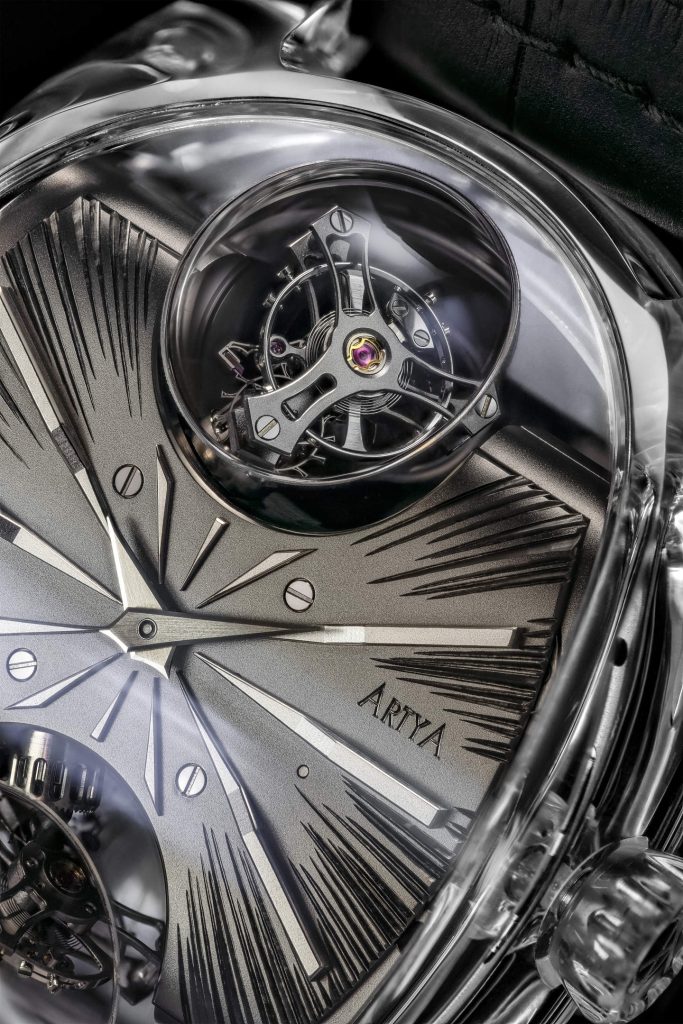 ArtyA Complexity Métiers d'Art - double inclined tourbillon, dressed by hand