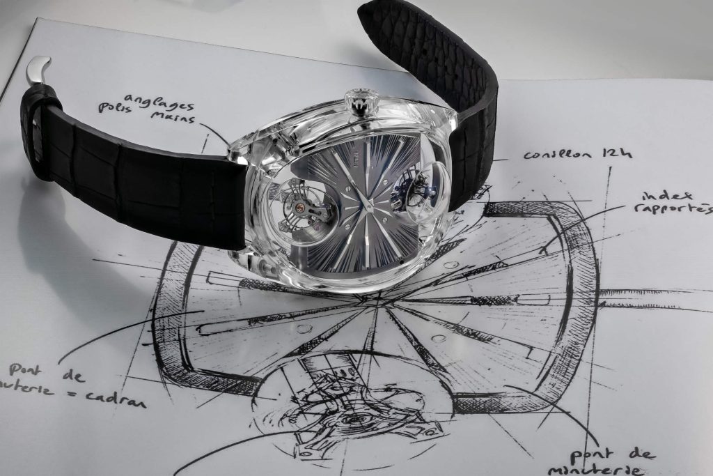 ArtyA Complexity Métiers d'Art - double inclined tourbillon, dressed by hand