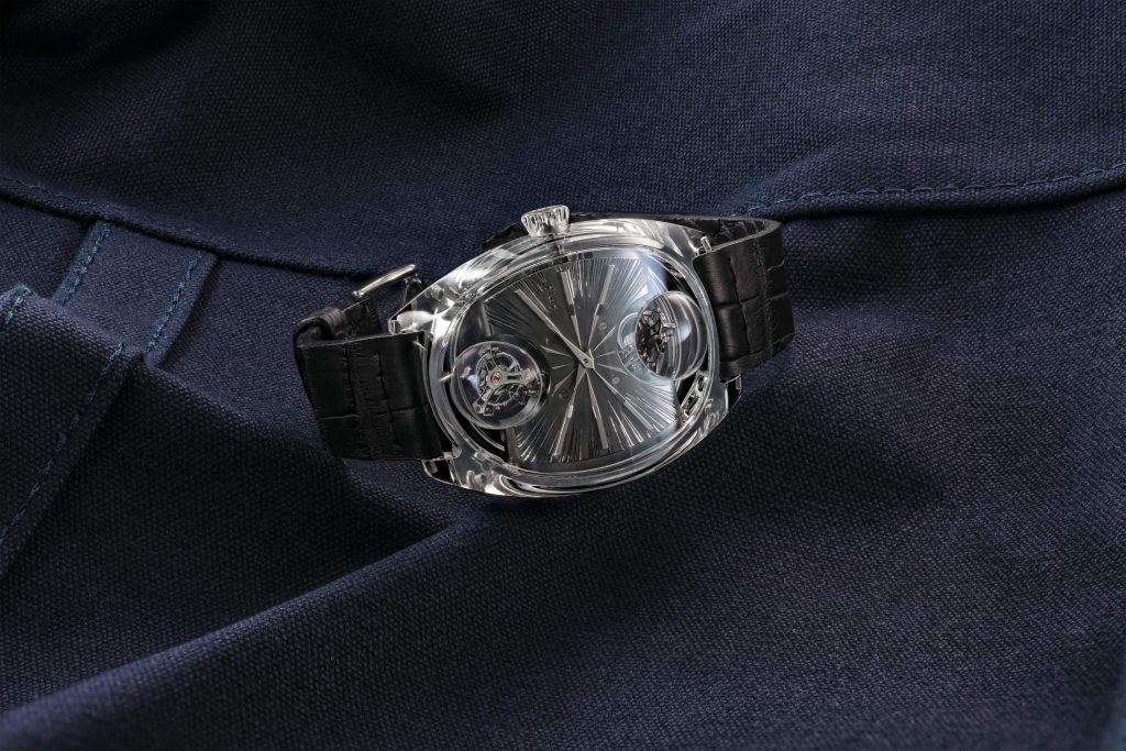 ArtyA Complexity Métiers d'Art - double inclined tourbillon, dressed by hand