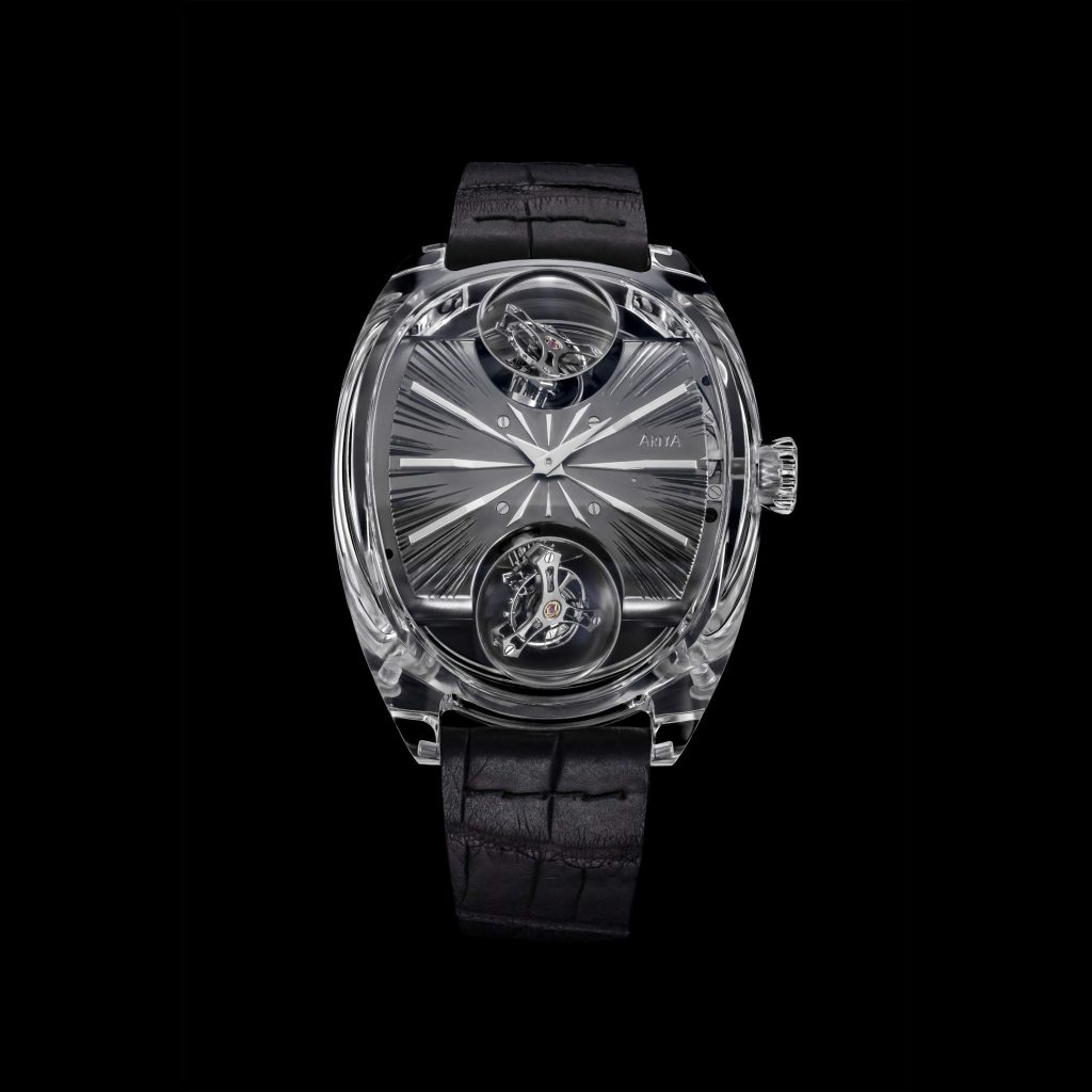 ArtyA Complexity Métiers d'Art - double inclined tourbillon, dressed by hand