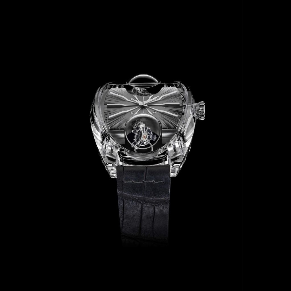 ArtyA Complexity Métiers d'Art - double inclined tourbillon, dressed by hand