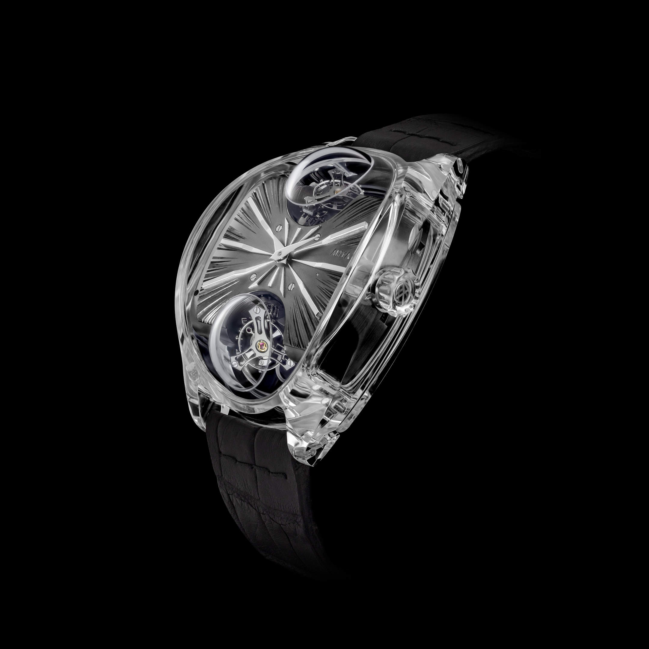 ArtyA Complexity Métiers d'Art - double inclined tourbillon, dressed by hand