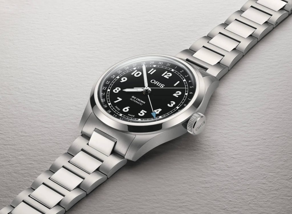 Oris adds a high-contrast black dial to the Big Crown Pointer Date