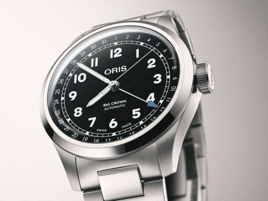 Oris adds a high-contrast black dial to the Big Crown Pointer Date