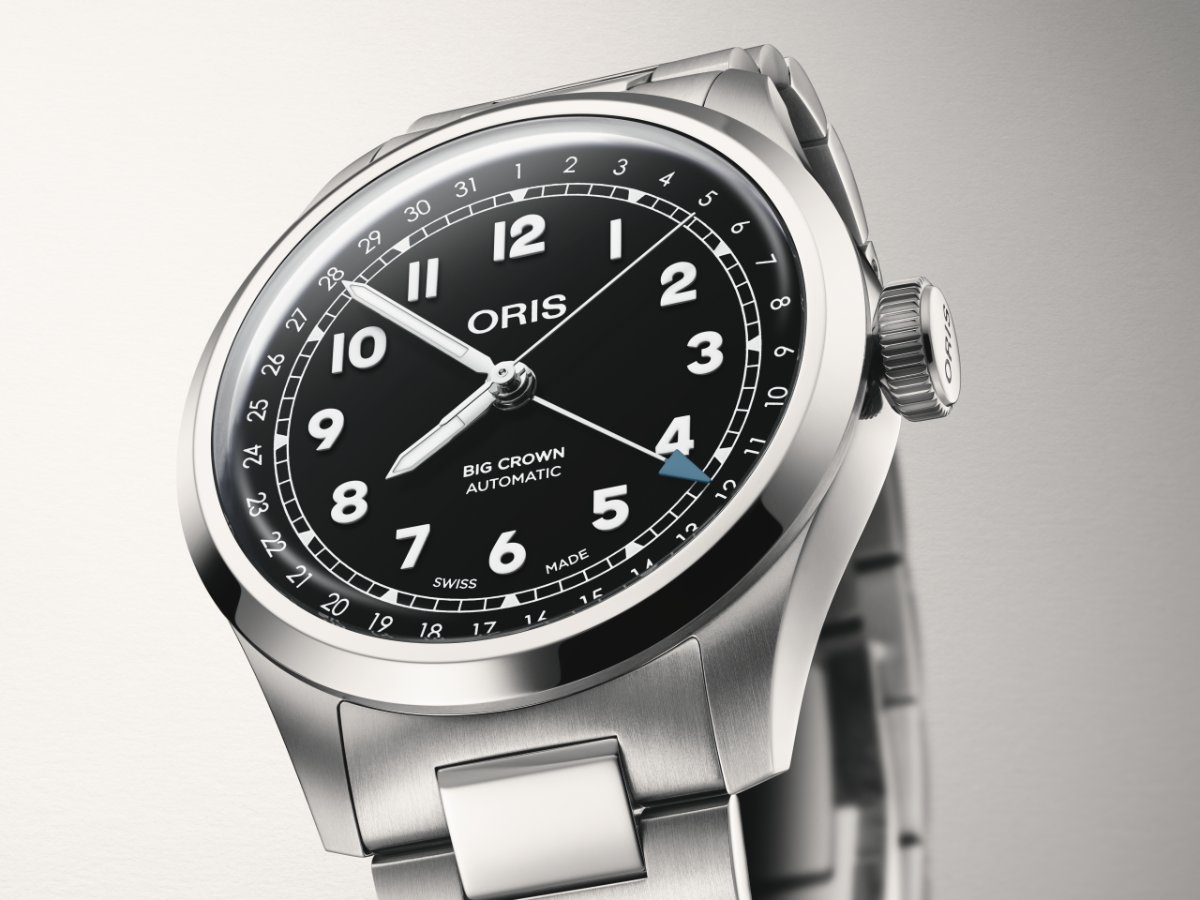 Oris adds a high-contrast black dial to the Big Crown Pointer Date