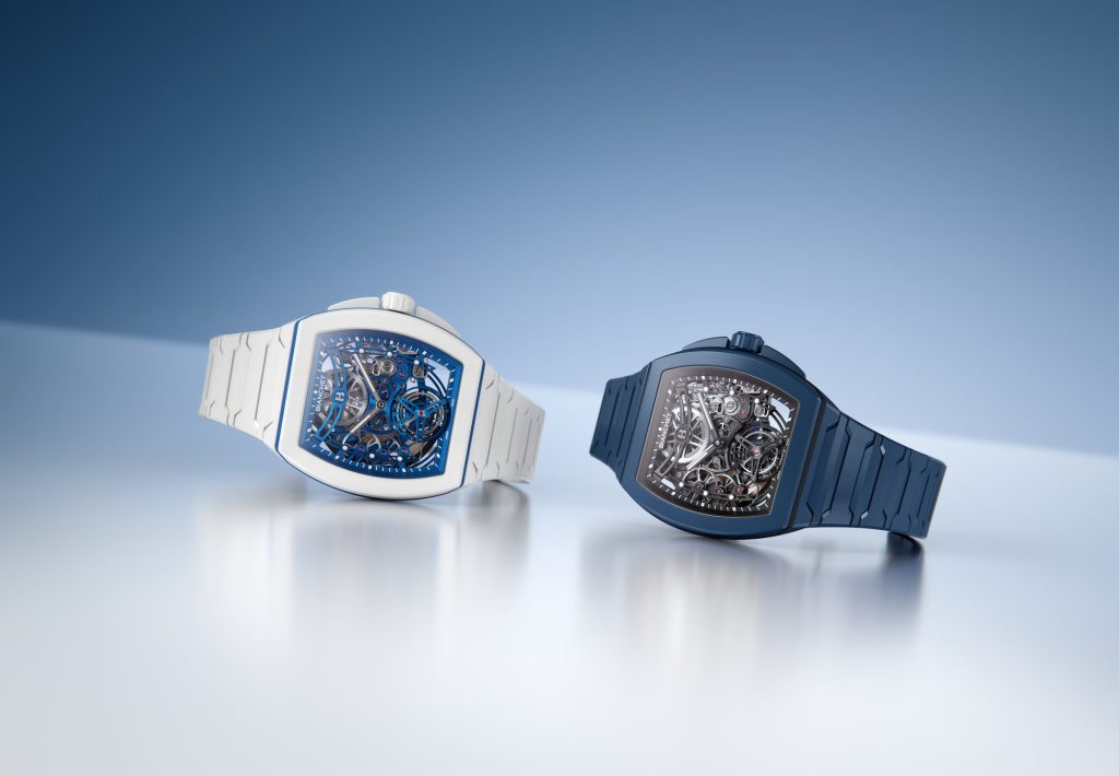 Bianchet UltraFino Tonneau in Ceramic: Blue Depth, White Light