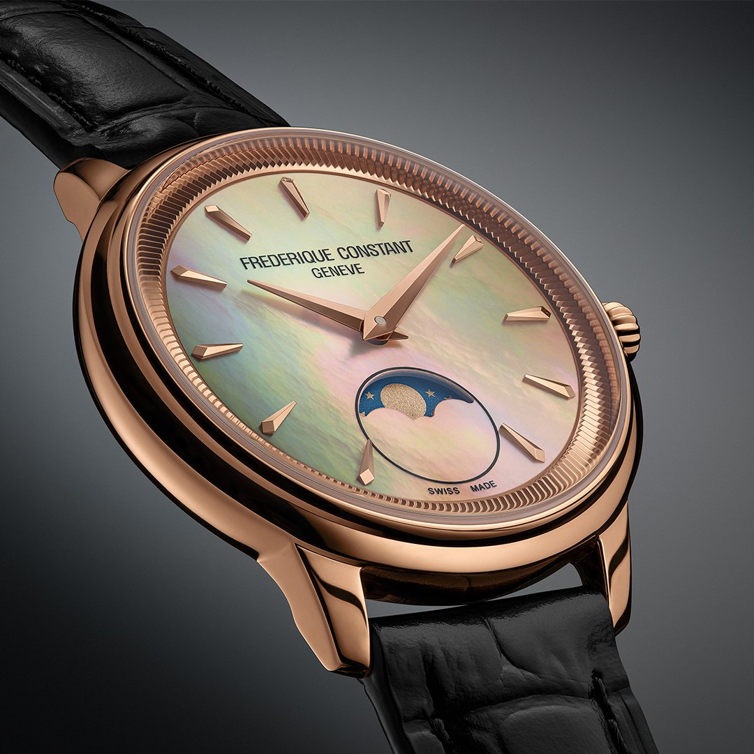 Frederique Constant Moneta Moonphase – a quiet classic with a glint of pearl