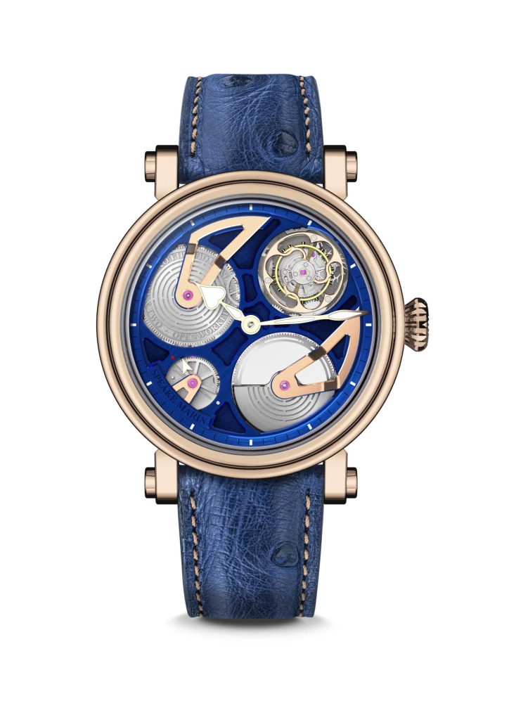 Speake Marin’s Tourbillon Royal Blue - Openworked calm in 5N gold