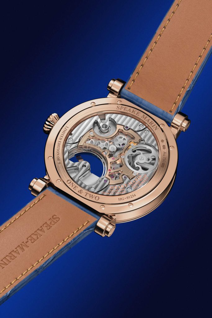 Speake Marin’s Tourbillon Royal Blue - Openworked calm in 5N gold