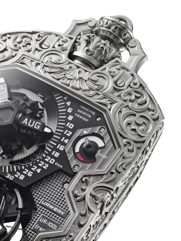URWERK UR-1001 Amadeus - eternity carved in titanium