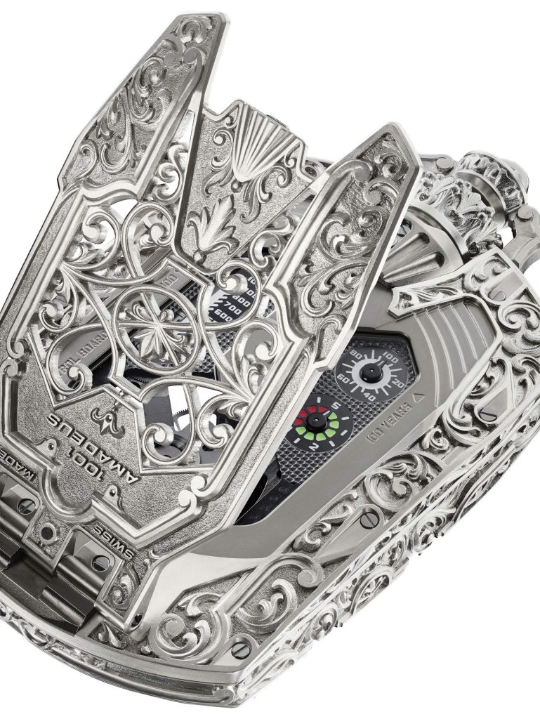 URWERK UR-1001 Amadeus - eternity carved in titanium