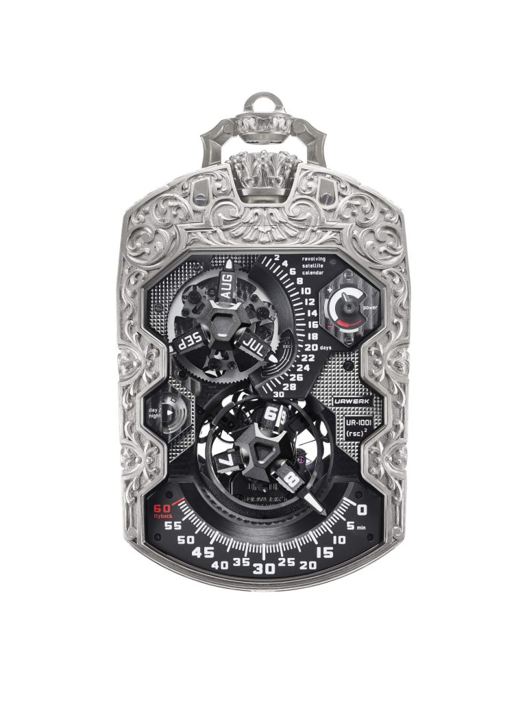 URWERK UR-1001 Amadeus - eternity carved in titanium