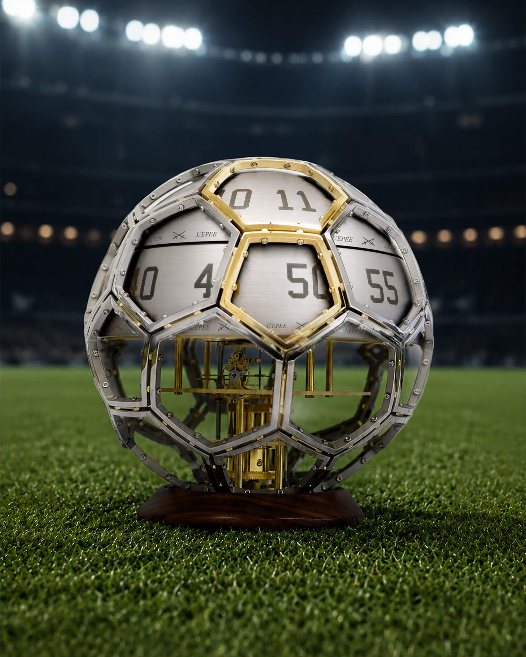 L’Epée 1839 The Football – a full-scale mechanical trophy for the beautiful game