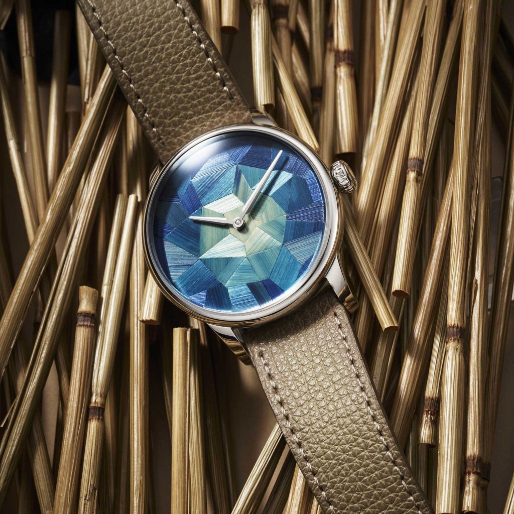 Louis Erard Marqueterie de Paille – Rye straw, real craft