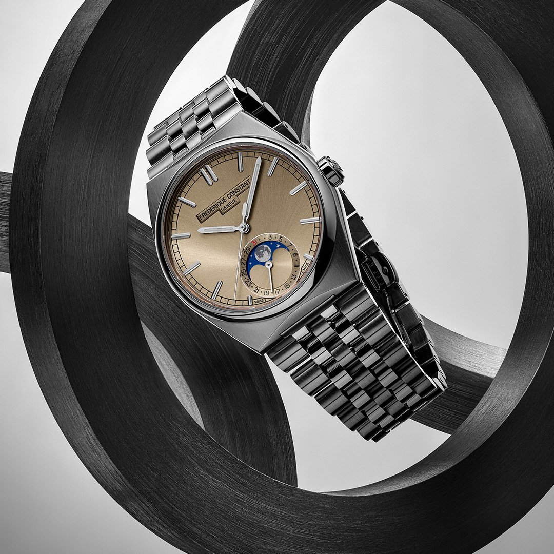 Highlife Moonphase Date Manufacture: Frederique Constant’s Two Quietly Poised Faces