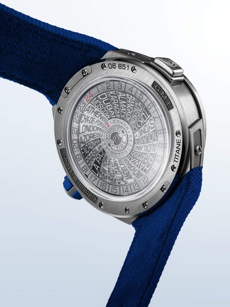 Greubel Forsey GMT Balancier Convexe GF05bv - blue made structural