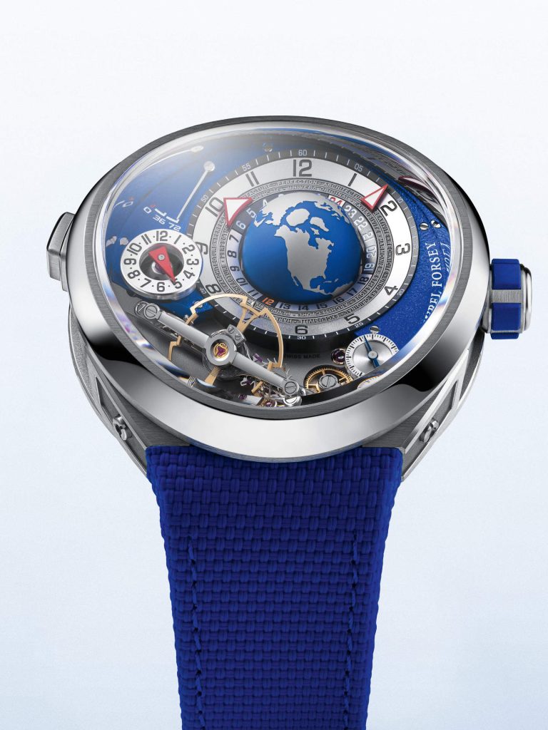 Greubel Forsey GMT Balancier Convexe GF05bv - blue made structural