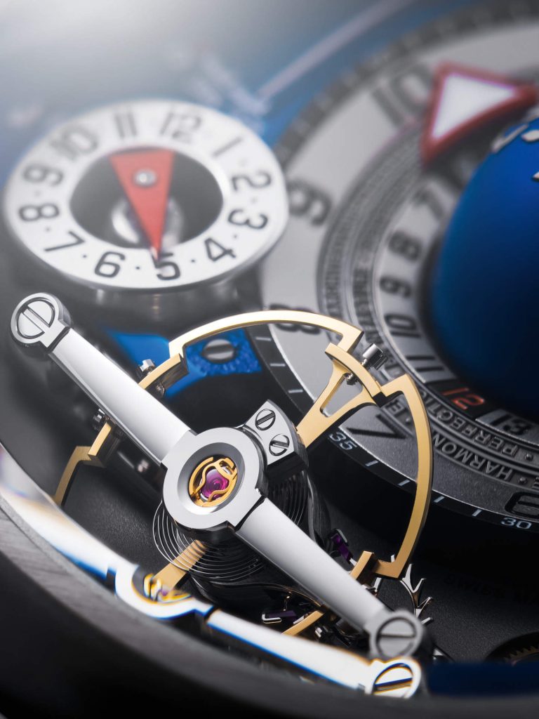 Greubel Forsey GMT Balancier Convexe GF05bv - blue made structural