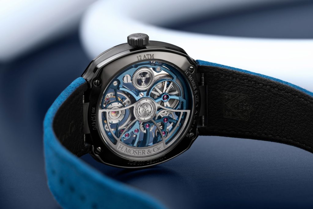 Moser Streamliner Tourbillon Skeleton Ceramic Alpine - Form Meets Material