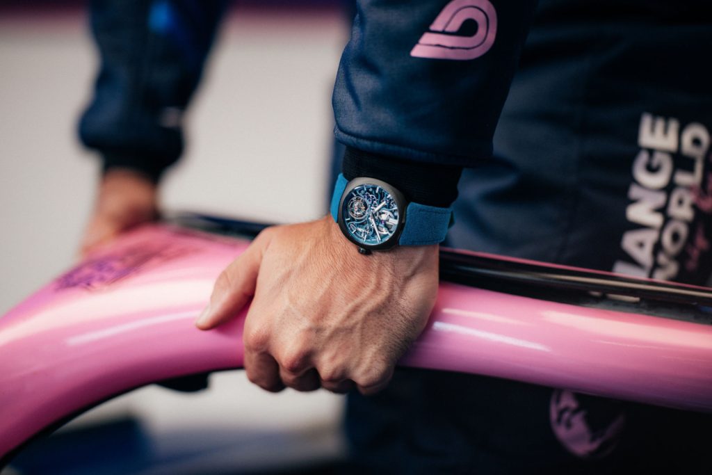 Moser Streamliner Tourbillon Skeleton Ceramic Alpine - Form Meets Material