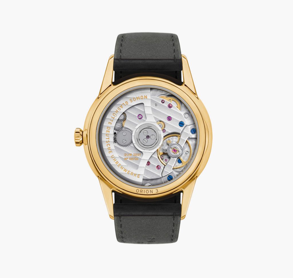 Orion gold neomatik new black - NOMOS refines the dress watch