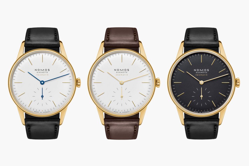 Orion gold neomatik new black - NOMOS refines the dress watch