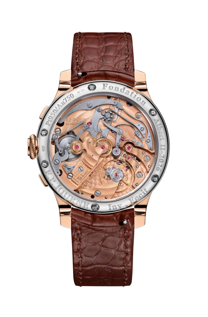 F.P.Journe Creates a Unique Chronograph for Prince Albert II’s Foundation